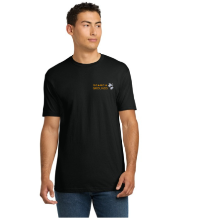 Search Grounds – Next Level T-Shirt (DTF Front Left Chest / Full Back Print)